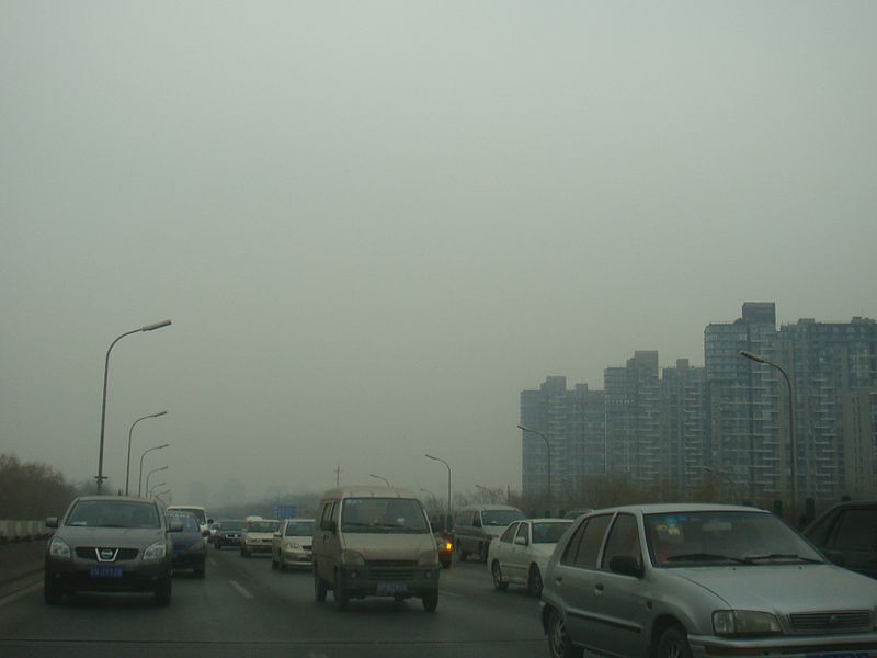 Beijing traffic and pollution (Erica Chang)