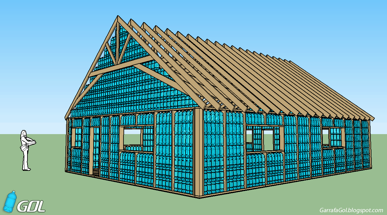 Don't You Know, Buildings From Plastic Bottle Are "In The House"!