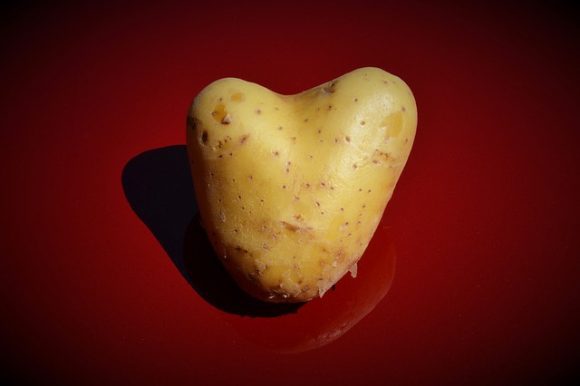 heart-shaped potato