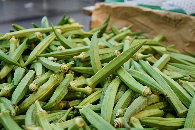 okra foods (wikimedia commons) Earth Buddies