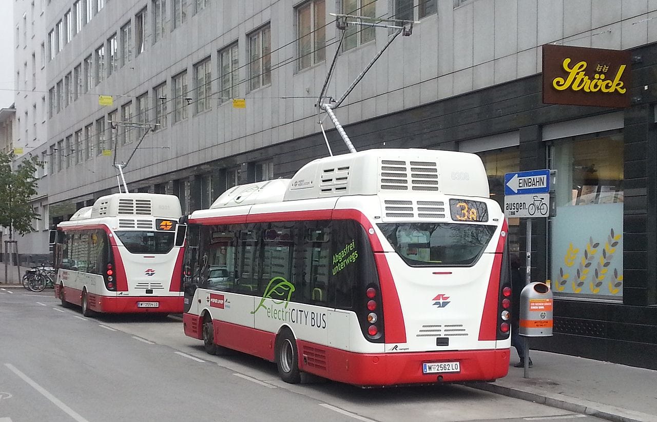 a city with electric bus system that can be an example to other big cities