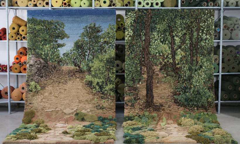 Recycled ‘Pasture’ Rugs That Bring Nature Home 