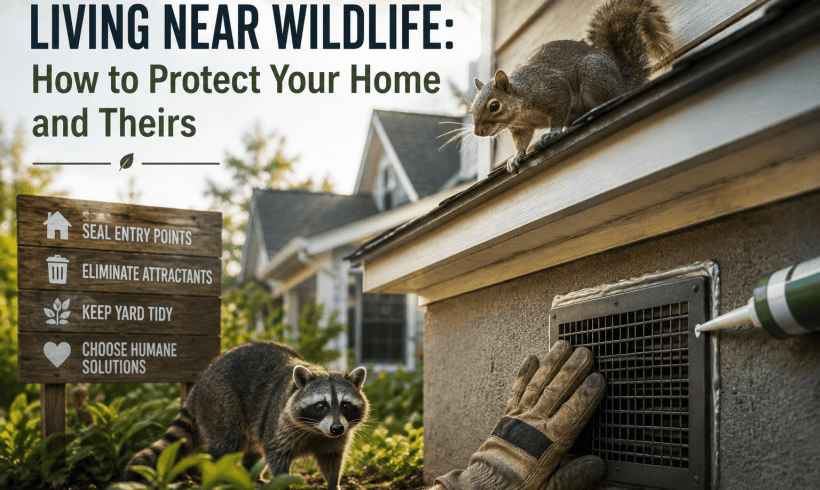 Living Near Wildlife: How to Protect Your Home and Theirs